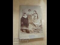 Снимка картон фотография Братя Кацарови