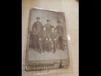 Снимка картон фотография Военни Владиков