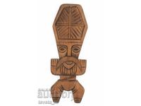 Wooden Wall Panel Figure Wood Carving Folklore Bachelor