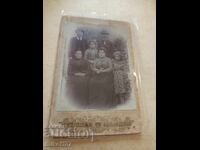 Снимка картон фотография семейство Еврей