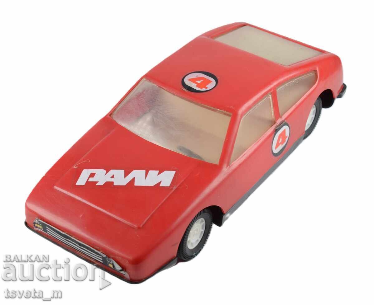 Mașină de curse din plastic RALI 4 jucării pentru copii, soc