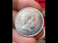 Πορτογαλία 500 ρέις 1899 Κάρολος Α' ασήμι