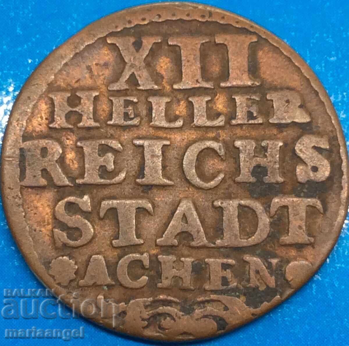 Delivery of Germany Aachen 1759 12 hellers