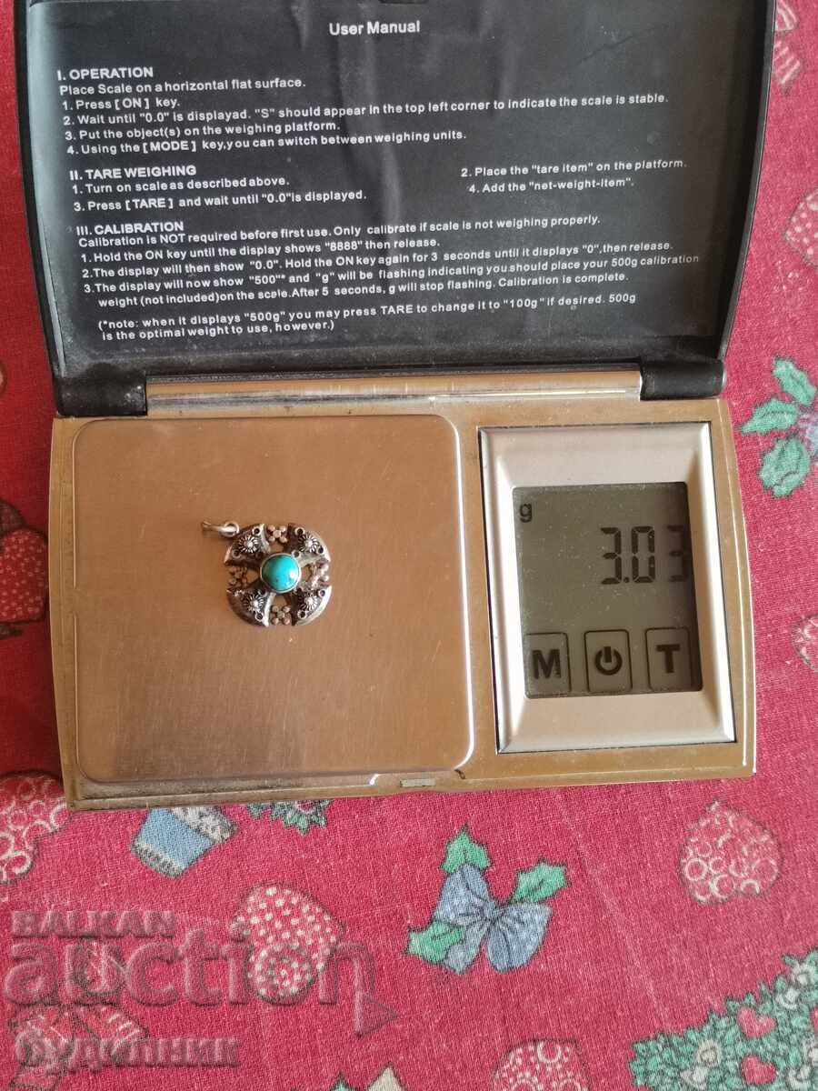 Ασημένιο μενταγιόν. Ξεκινώ πάνω από 100 Δημοπρασίες. Δείτε και άλλα - 7