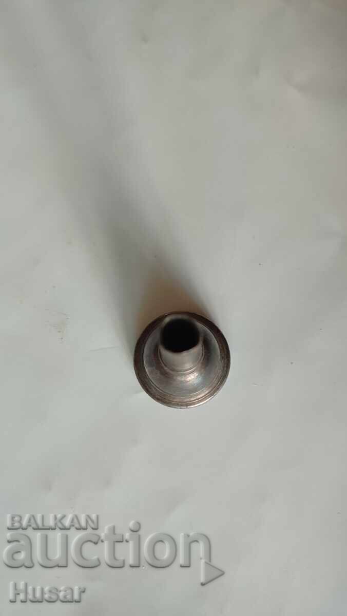 Vechi piesa bucala argintata pentru instrument de suflat - 5