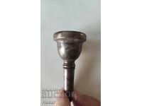 Παλιό επάργυρο επιστόμιο πνευστού οργάνου