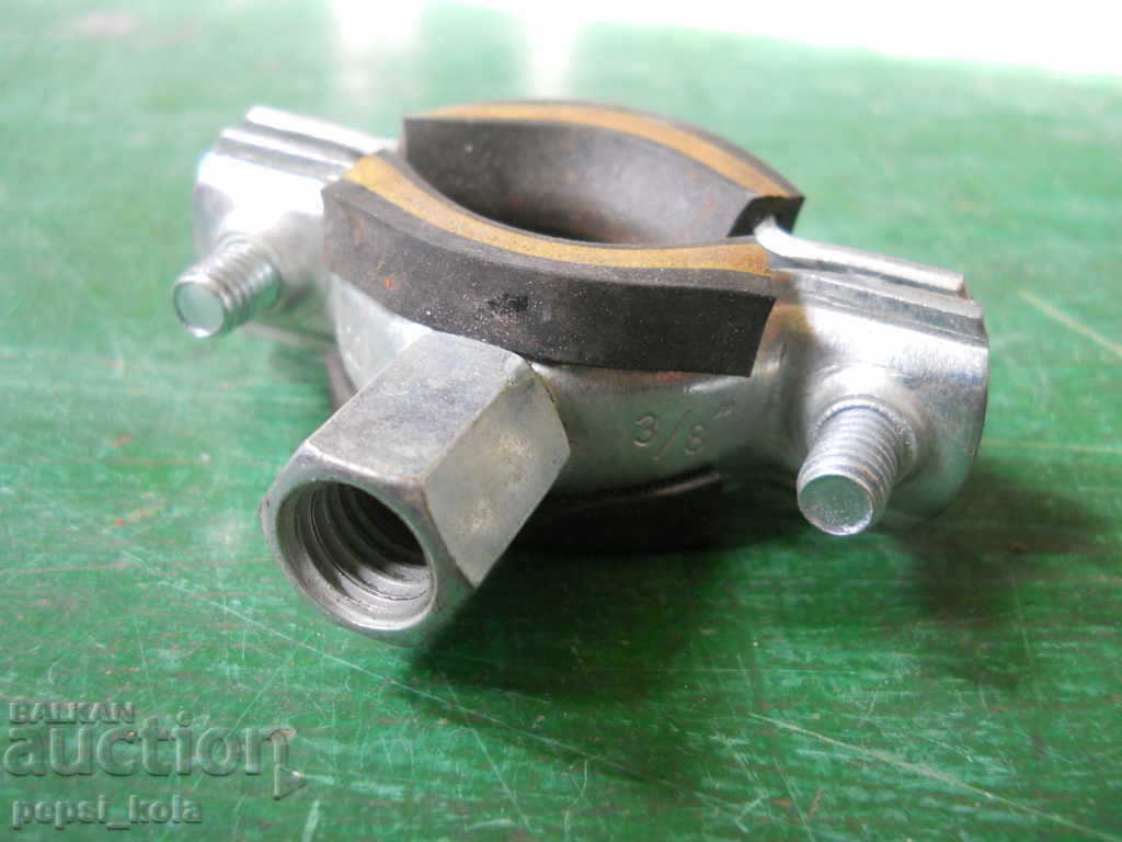 Clamp with rubber ring for pipes - 14-20 mm / 3/8 inch with price € 1.00 | 1.96 BGN