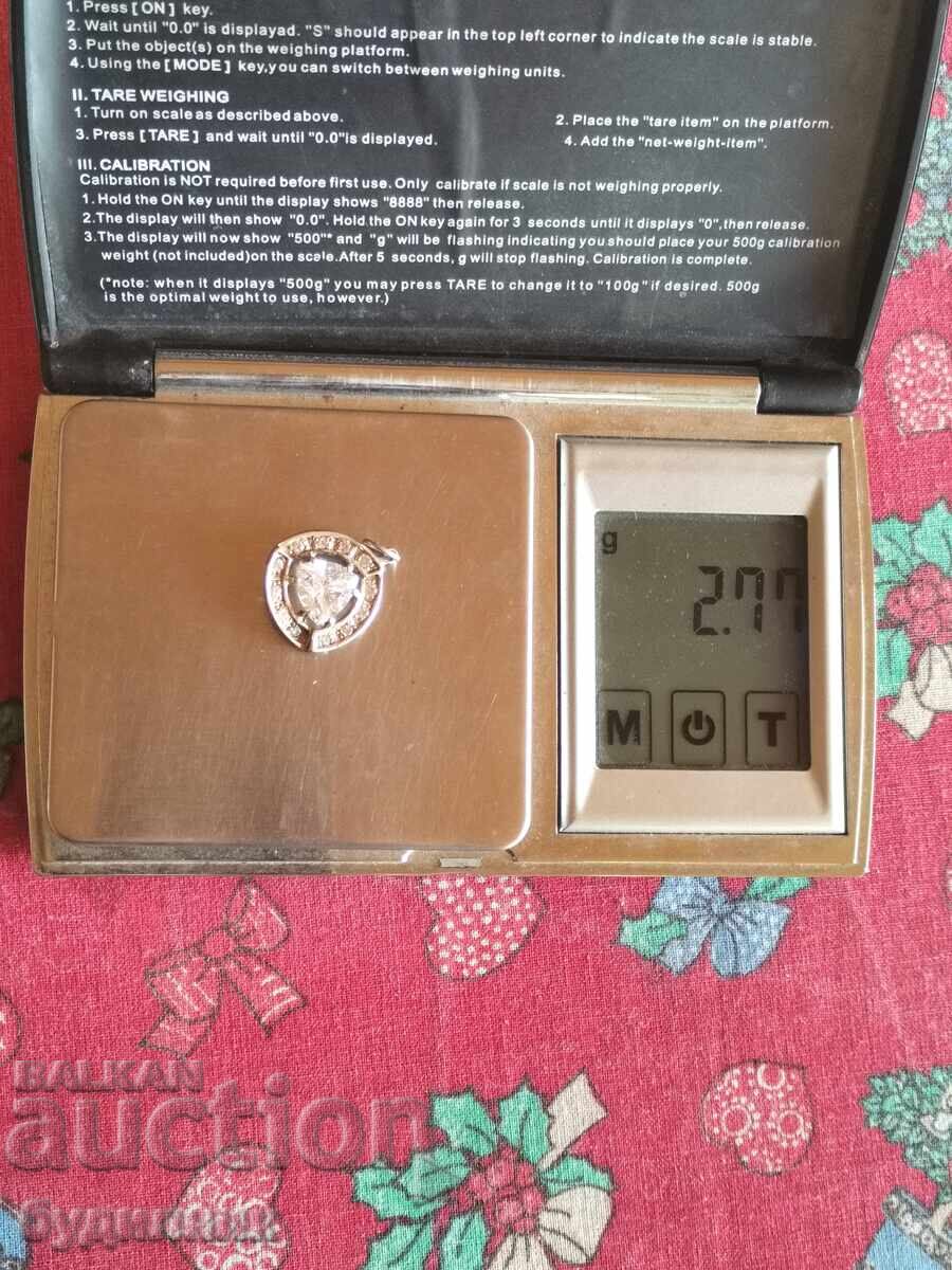 Silver Pendant. I'm launching over 100 Auctions. View (or See) - 7