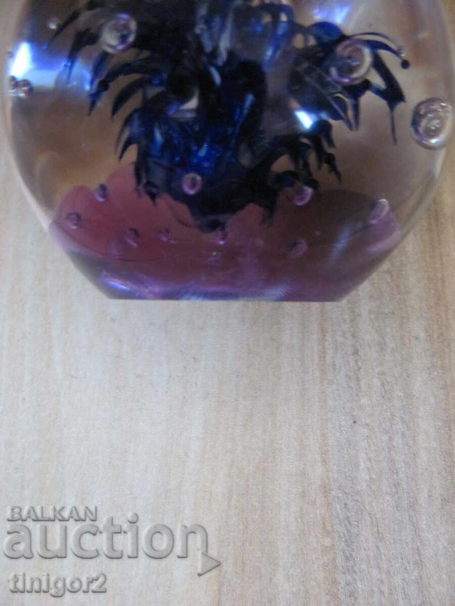 Δημοπρασία Κρυστάλλινο βάρος γραφείου, press papier, Βαυαρία