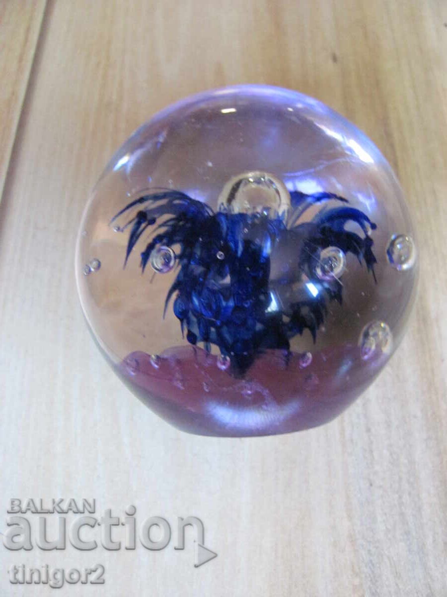 Παράδοση Κρυστάλλινο βάρος γραφείου, press papier, Βαυαρία