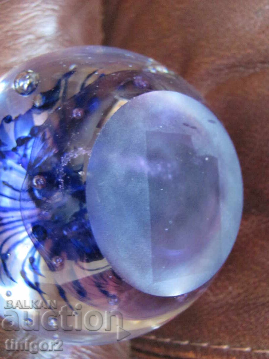 Κρυστάλλινο βάρος γραφείου, press papier, Βαυαρία - 6