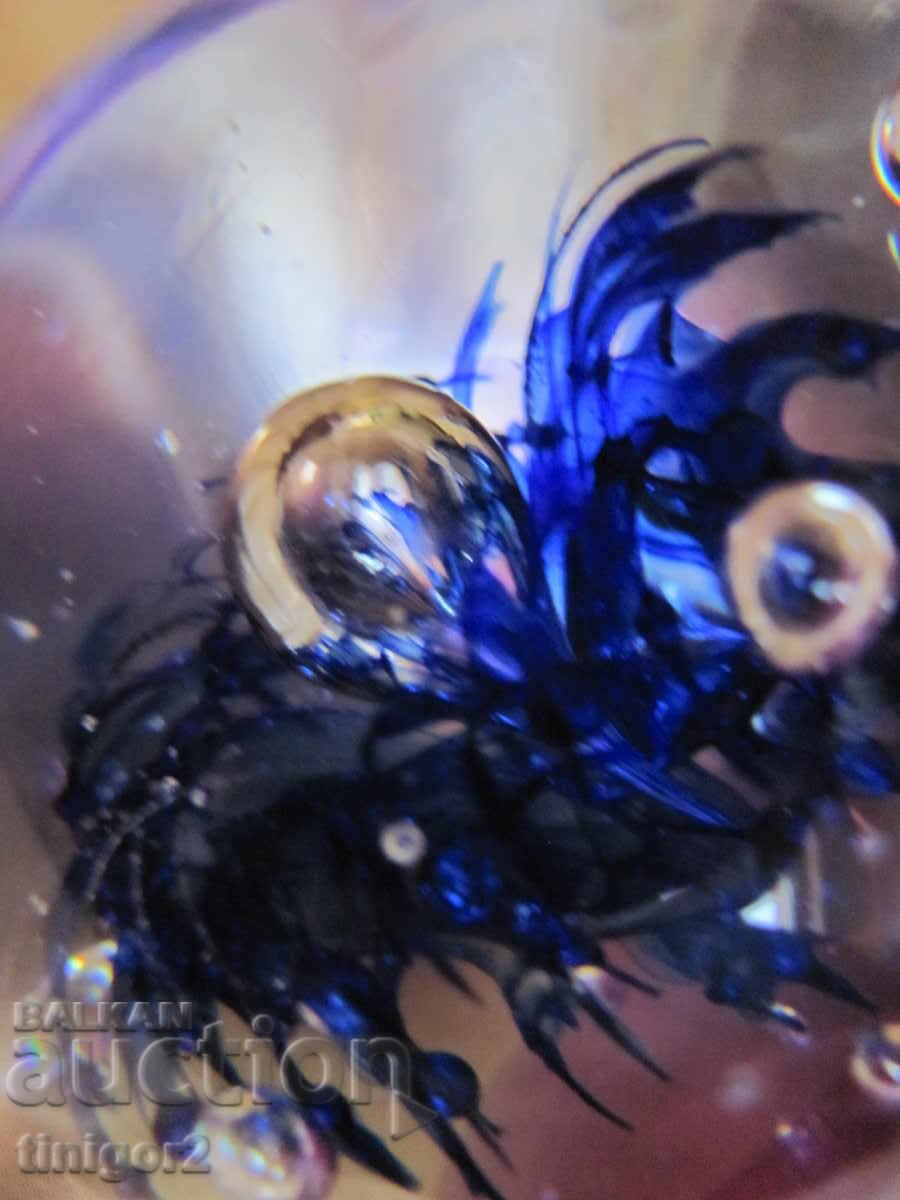 Κρυστάλλινο βάρος γραφείου, press papier, Βαυαρία - 7