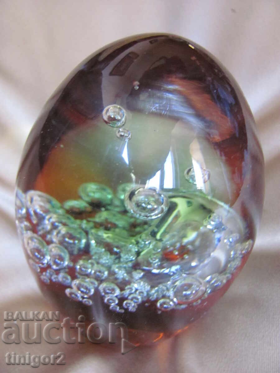 Crystal desk weight, paperweight, Bavaria - 7