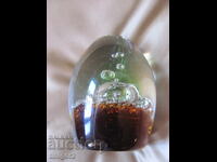 Greutate de cristal pentru birou, prespapier, Bavaria