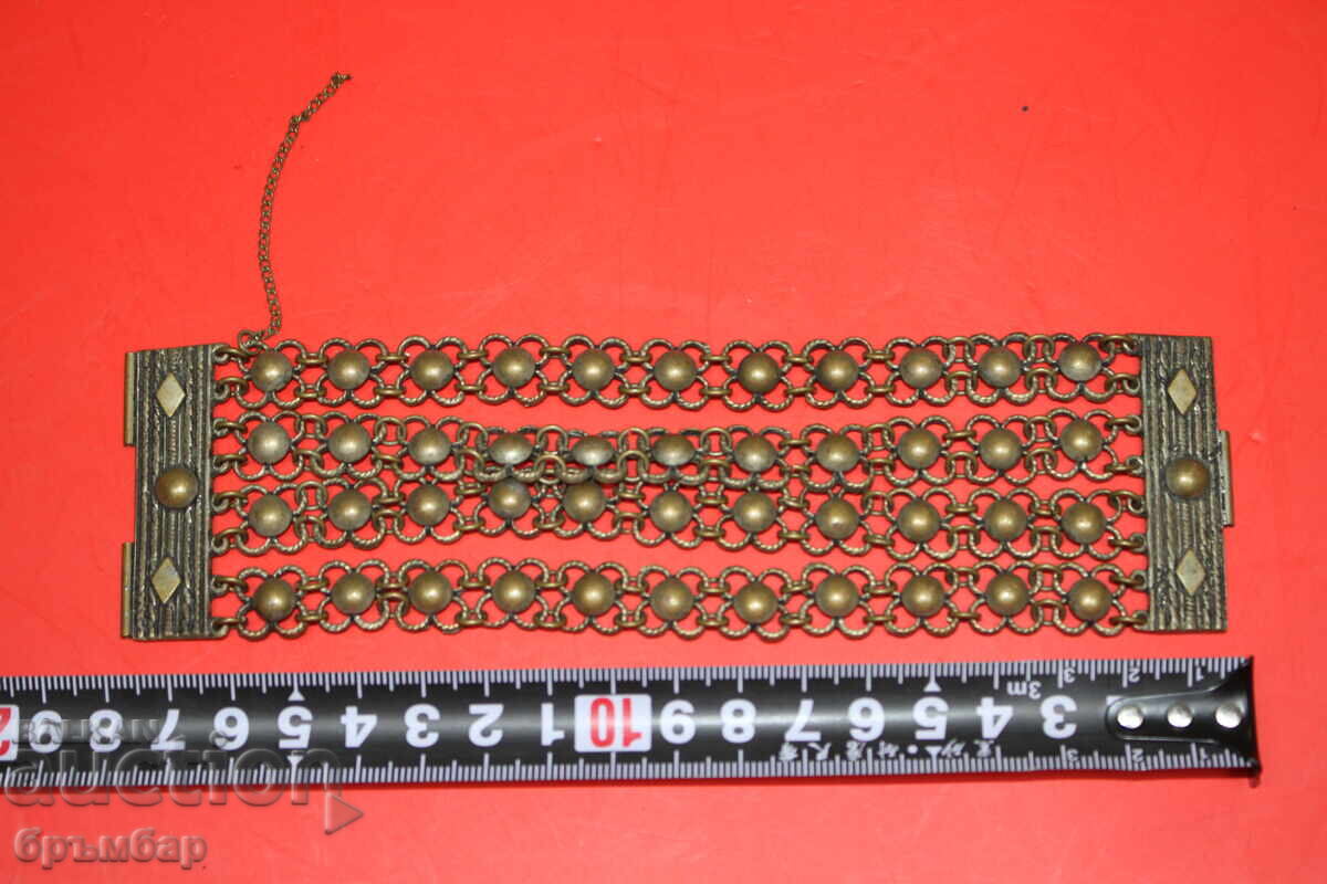 Παλιά γκρίβνα για κόσμημα φορεσιάς - 4 τεμάχια. Ορείχαλκος - 5