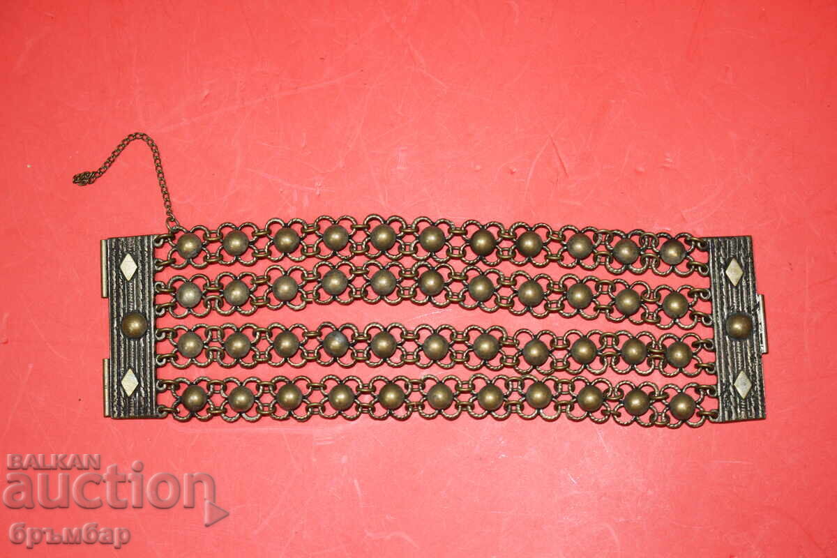 Παλιά γκρίβνα για κόσμημα φορεσιάς - 4 τεμάχια. Ορείχαλκος