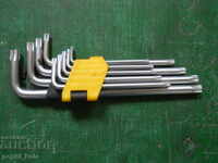 Комплект Г-образни ключове "Еврейска звезда"