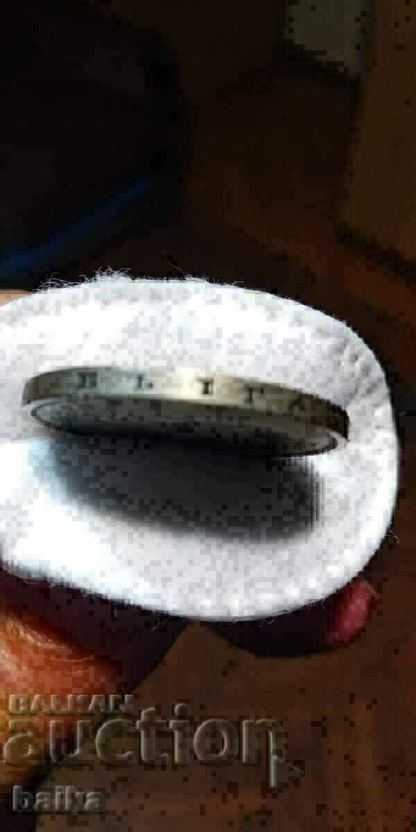 Auction BGN 50 1930 - CURIOSITY - DELETED LETTER ON THE SIDE. Auction BGN 50 1930 - CURIOSITY - DELETED LETTER ON THE SIDE.