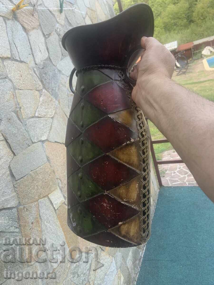 Metal Vase with Ornaments - 6