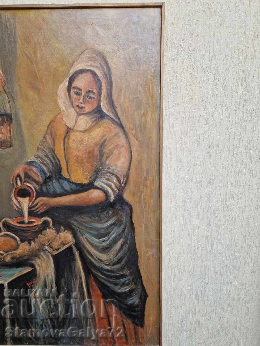 Уникат - Огромна майсторска картина масло върху платно - 6