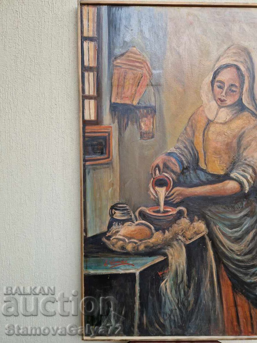 Unique - Huge Masterful Oil Painting on Canvas - 7