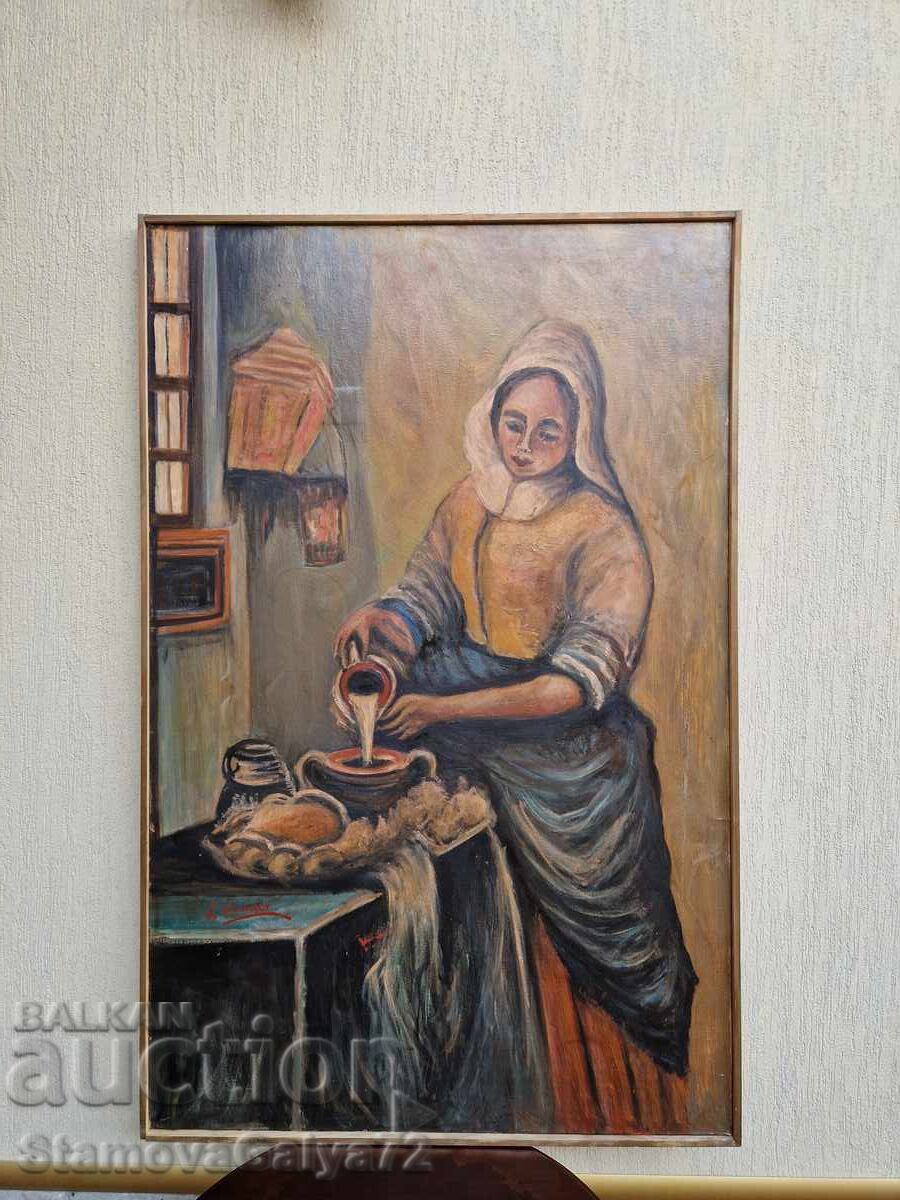 Unique - Huge Masterful Oil Painting on Canvas