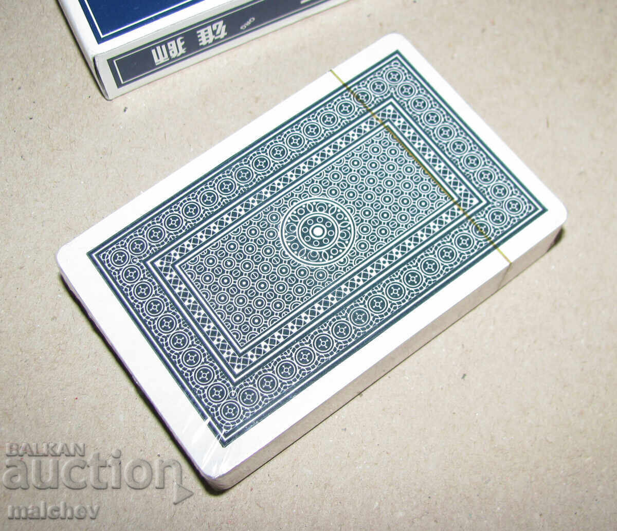 Sealed new deck of playing cards Lion 3005 box blue - 7 Sealed new deck of playing cards Lion 3005 box blue - 7