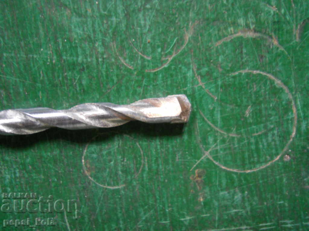 Concrete drill bit with hard metal plate - F 10 x 260 with price 5.00 BGN | € 2.56