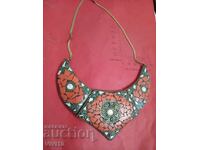 Colier vechi, mozaic, pietre naturale