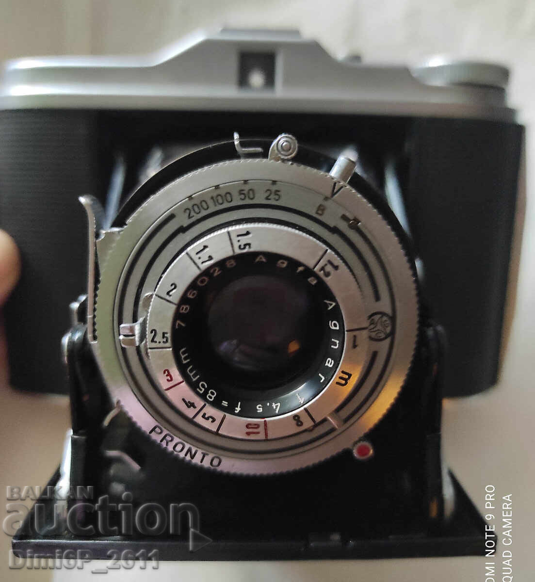Auction  Agfa Jsolette pronto bellows camera