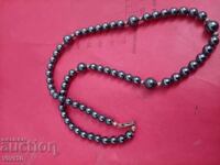 Antique hematite necklace