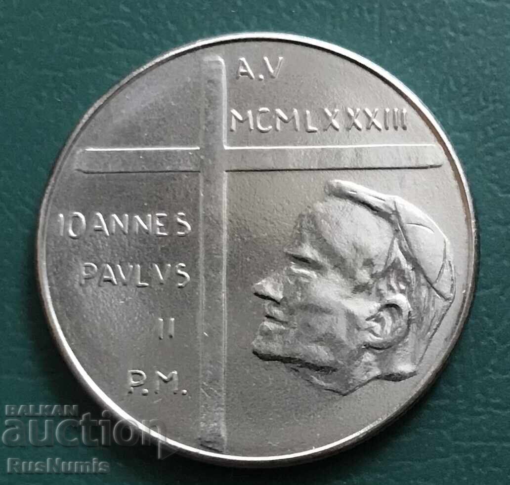 Βατικανό. 50 λιρες 1983. Η έξωση του Αδάμ και της Εύας από τον Παράδεισο με τιμή 9.50 BGN | € 4.86 Βατικανό. 50 λιρες 1983. Η έξωση του Αδάμ και της Εύας από τον Παράδεισο με τιμή 9.50 BGN | € 4.86