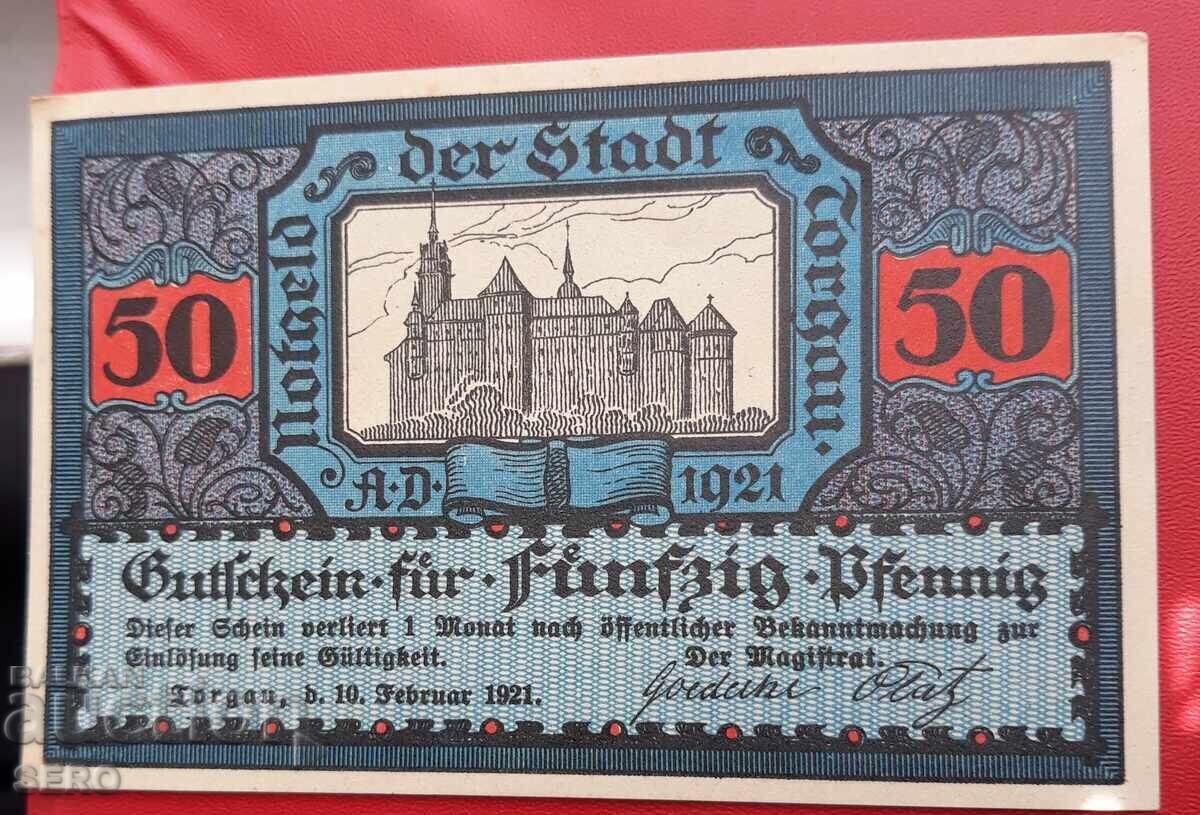 Banknote-Germany-Saxony-Torgau-50 pfennig 1921 with price € 1.01 | 1.98 BGN