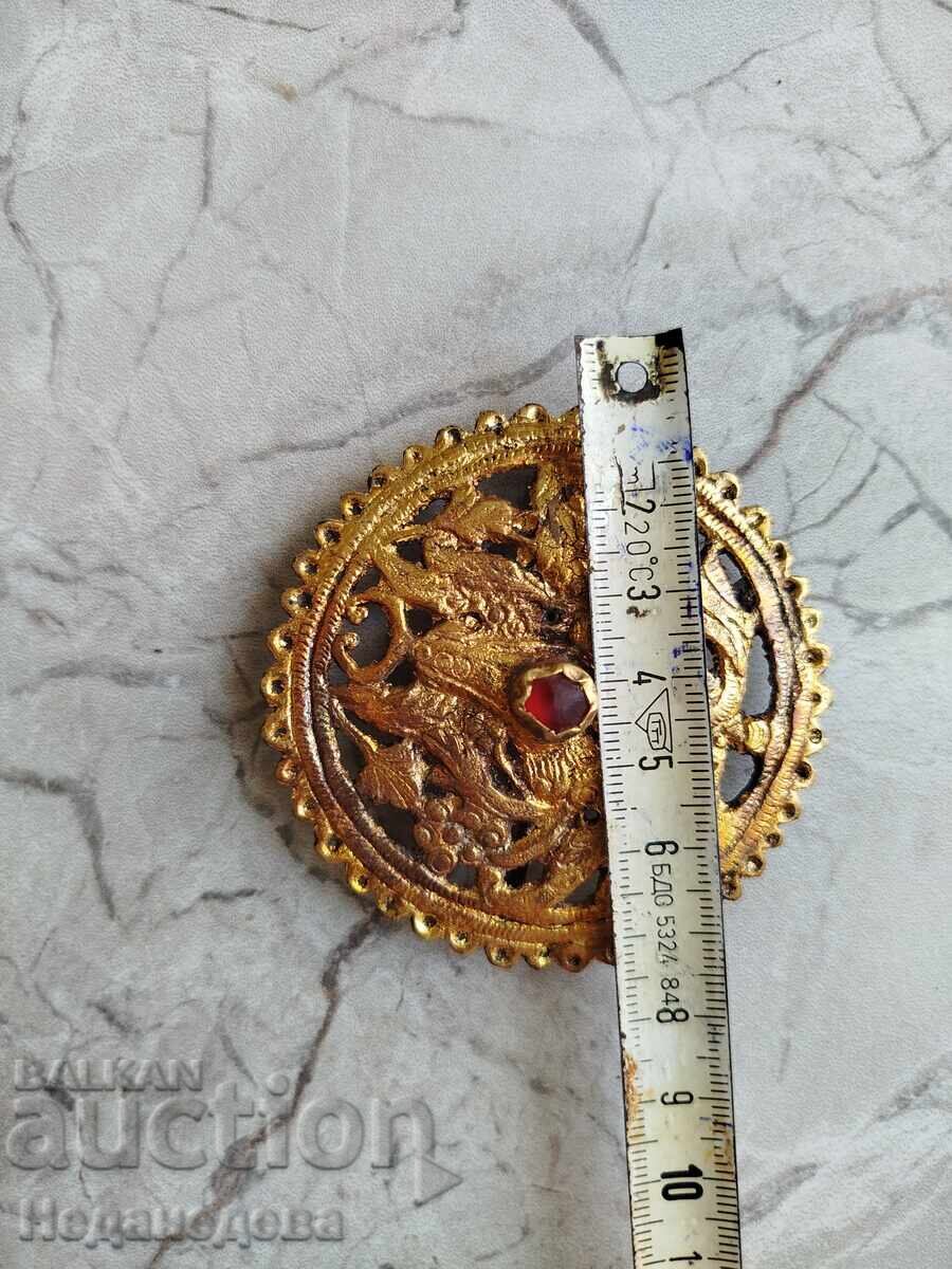 Auction  Fringe, Brooch, Pin, Folk Costume