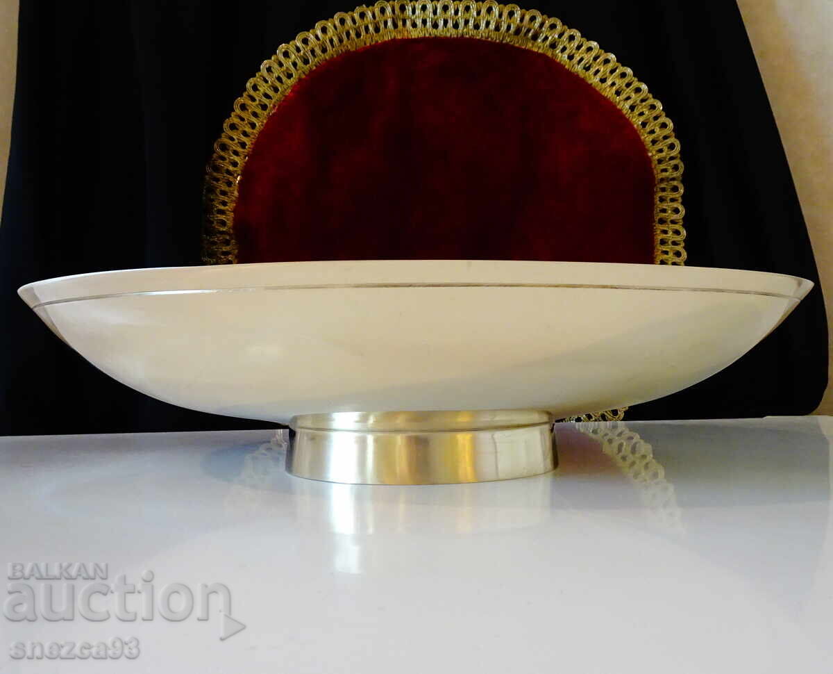 Висока бронзова фруктиера с Бухал,Сова,31 см.,1.3 кг. с цена 139.00 лв. | € 71.07 Висока бронзова фруктиера с Бухал,Сова,31 см.,1.3 кг. с цена 139.00 лв. | € 71.07