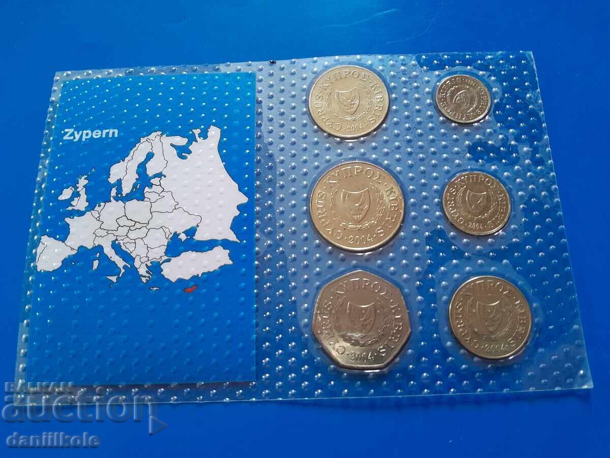 *$*Y*$* SET DE MONEDE CIPRU 2004 ÎNAINTE DE EURO - UNC *$*Y*$* - 6 *$*Y*$* SET DE MONEDE CIPRU 2004 ÎNAINTE DE EURO - UNC *$*Y*$* - 6
