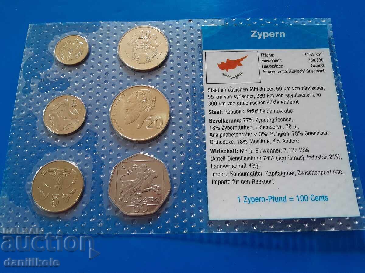 *$*Y*$* SET DE MONEDE CIPRU 2004 ÎNAINTE DE EURO - UNC *$*Y*$* *$*Y*$* SET DE MONEDE CIPRU 2004 ÎNAINTE DE EURO - UNC *$*Y*$*