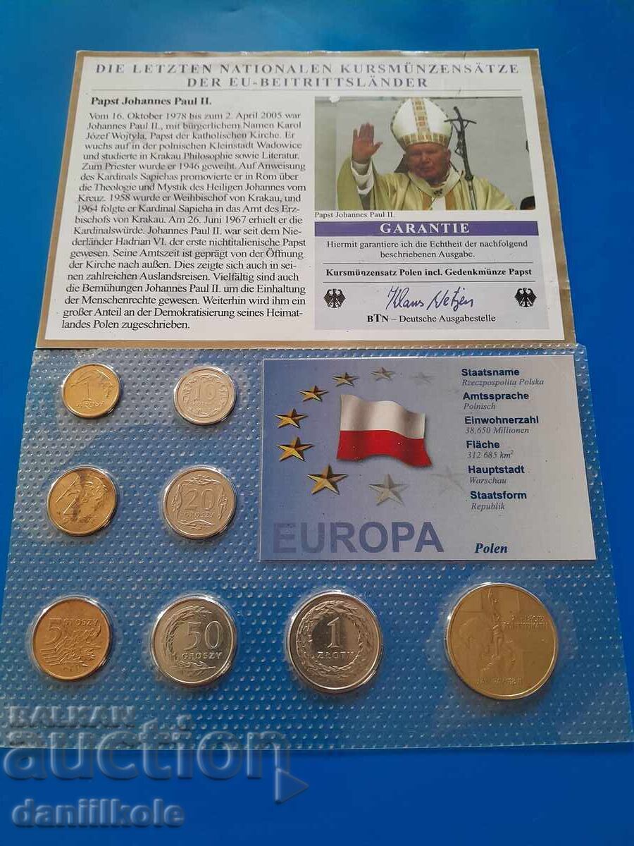 Polish Coin Set Pope John Paul II - UNC with price 27.19 BGN | € 13.90