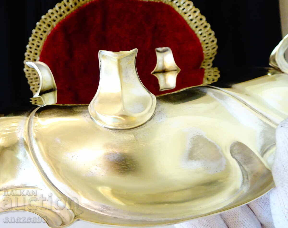 Χάλκινη φρουτιέρα, σαλατιέρα, με πόδια, μπαρόκ - 6 Χάλκινη φρουτιέρα, σαλατιέρα, με πόδια, μπαρόκ - 6