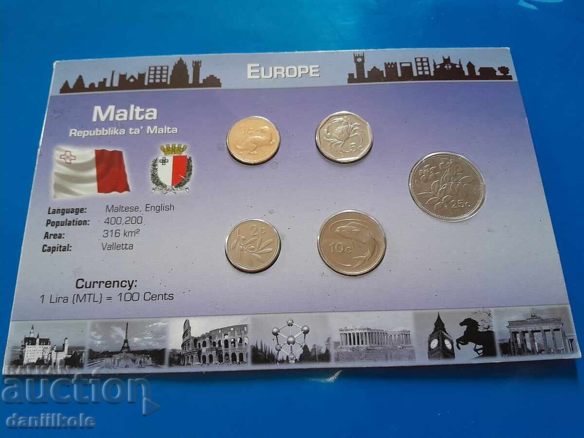 Delivery of *$*Y*$* Malta Coin Set Before Euro - UNC *$*Y*$*