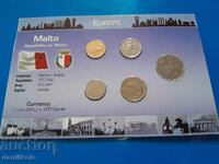 *$*Y*$* SET MONEDE MALTA ÎNAINTE DE EURO - UNC *$*Y*$*