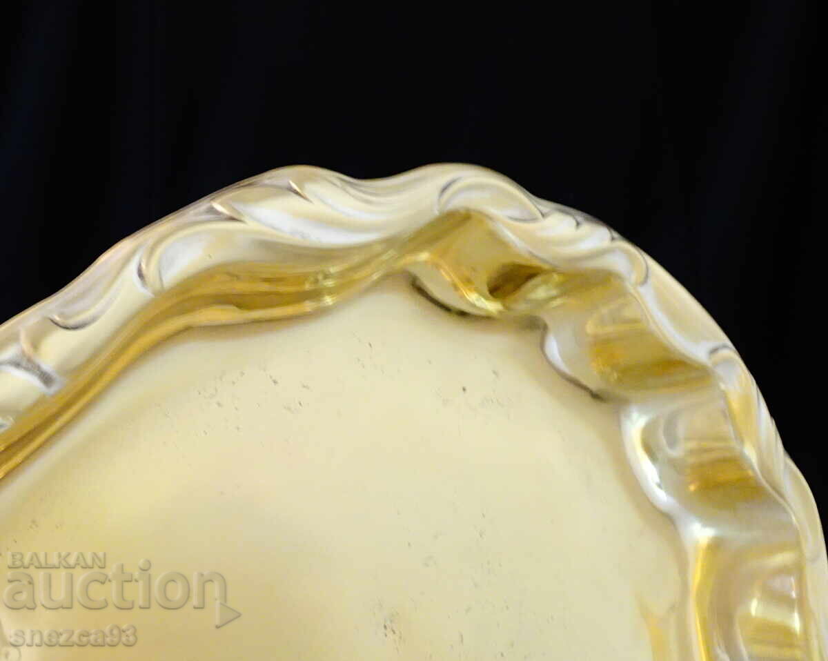 Delivery of WMF Bronze Tray on Legs, 38 cm, 1 kg, Baroque