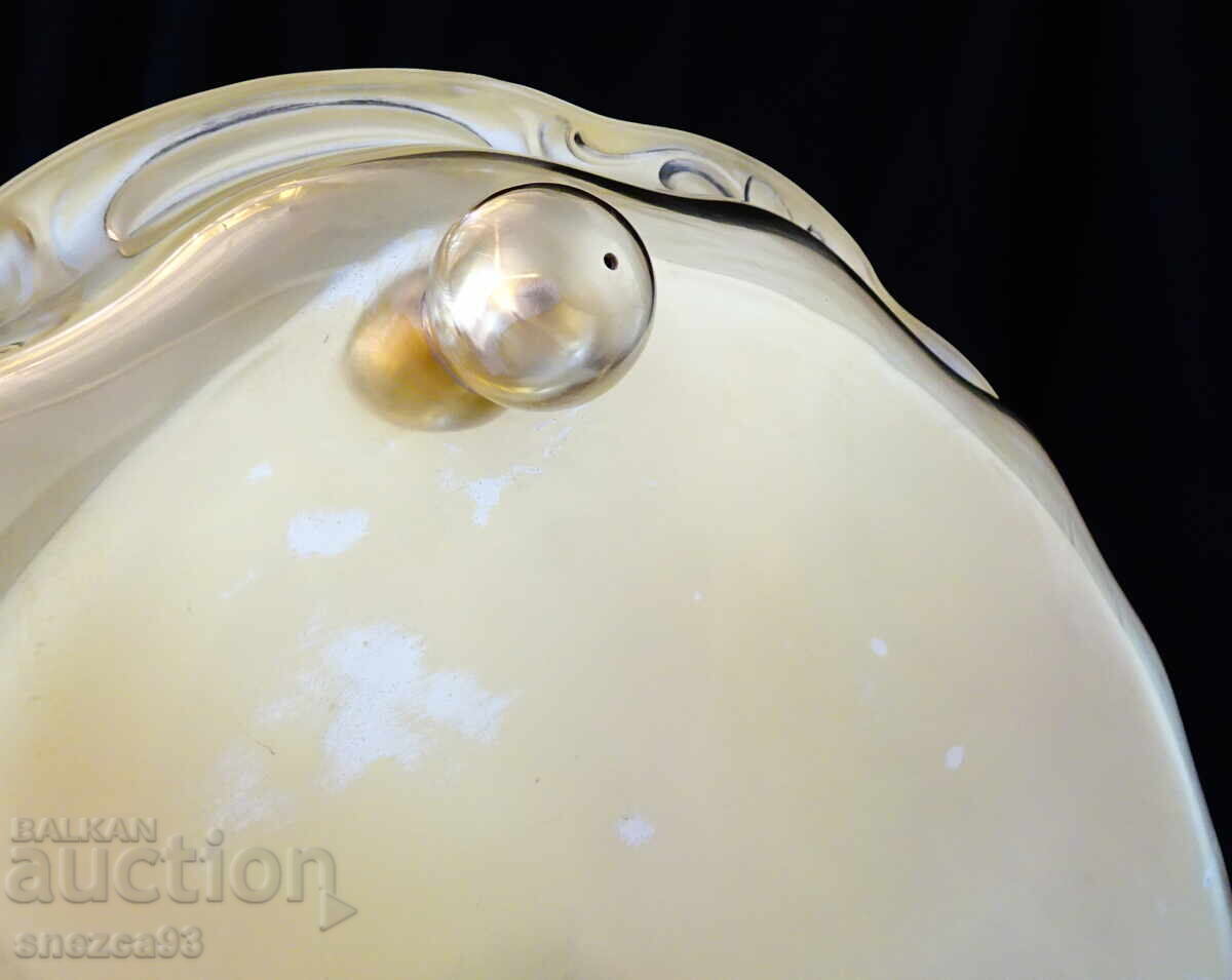 WMF Bronze Tray on Legs, 38 cm, 1 kg, Baroque - 5