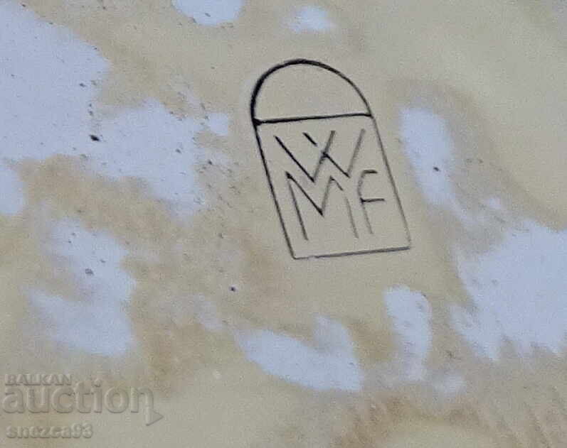 WMF Bronze Tray on Legs, 38 cm, 1 kg, Baroque - 6