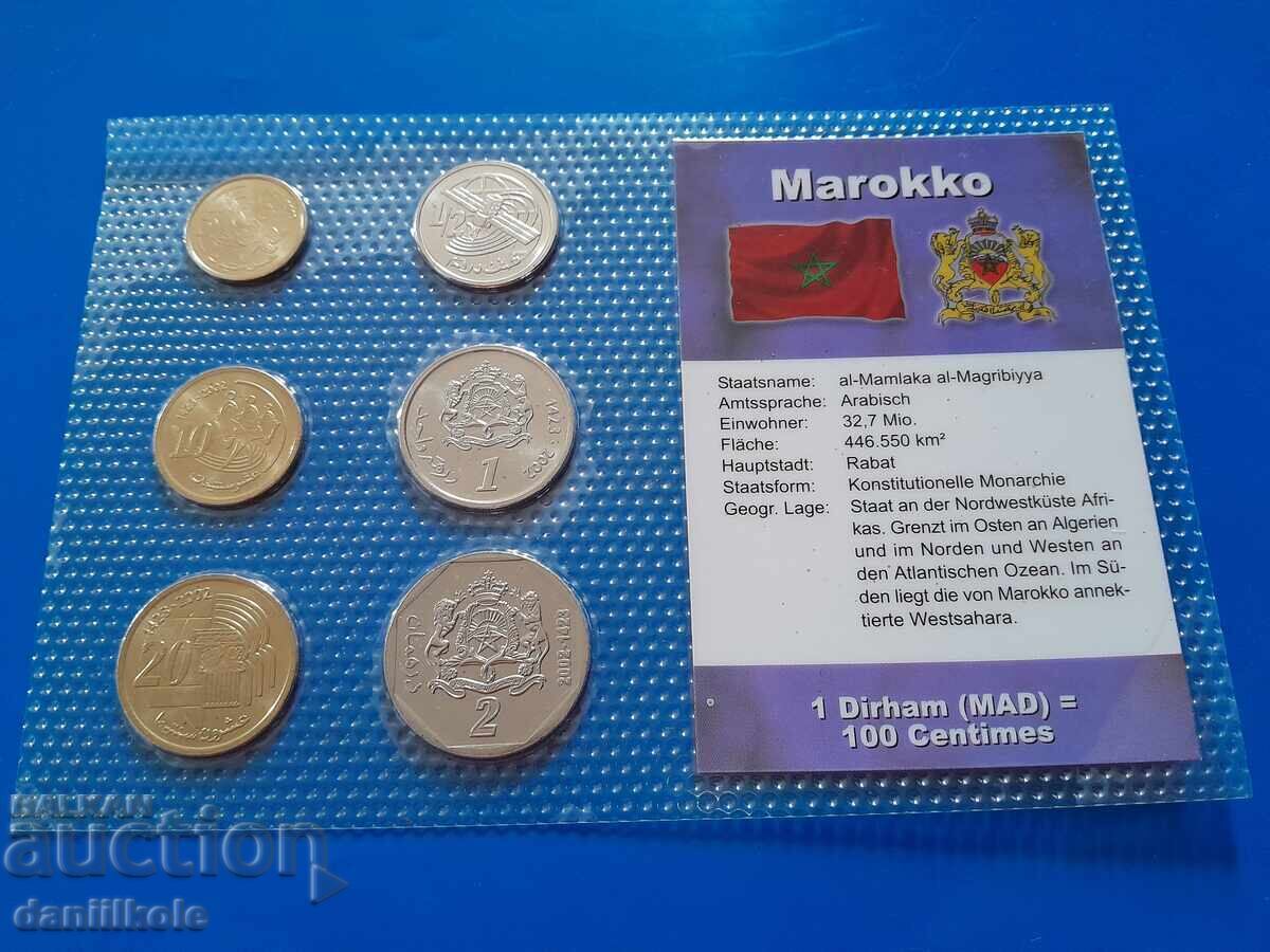 Auction  *$*Y*$* MOROCCO COIN SET - UNC *$*Y*$*