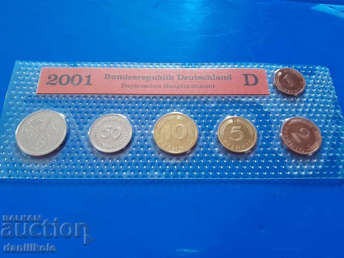*$*Y*$* ΓΕΡΜΑΝΙΑ FRD ΣΕΤ 2001 D - ΜΟΝΑΧΟ - UNC*$*Y*$* με τιμή 25.23 BGN | € 12.90