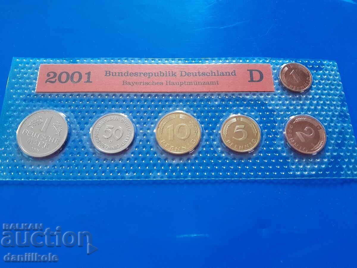 Δημοπρασία *$*Y*$* ΓΕΡΜΑΝΙΑ FRD ΣΕΤ 2001 D - ΜΟΝΑΧΟ - UNC*$*Y*$*