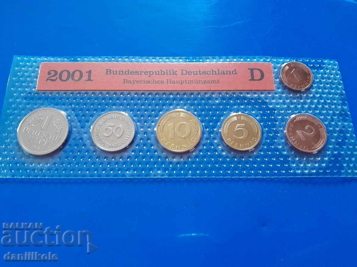 Παράδοση *$*Y*$* ΓΕΡΜΑΝΙΑ FRD ΣΕΤ 2001 D - ΜΟΝΑΧΟ - UNC*$*Y*$*