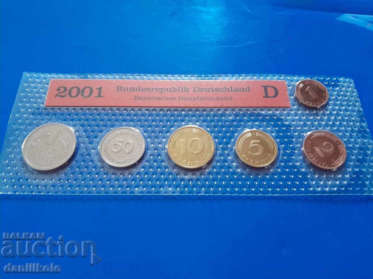 *$*Y*$* ΓΕΡΜΑΝΙΑ FRD ΣΕΤ 2001 D - ΜΟΝΑΧΟ - UNC*$*Y*$*