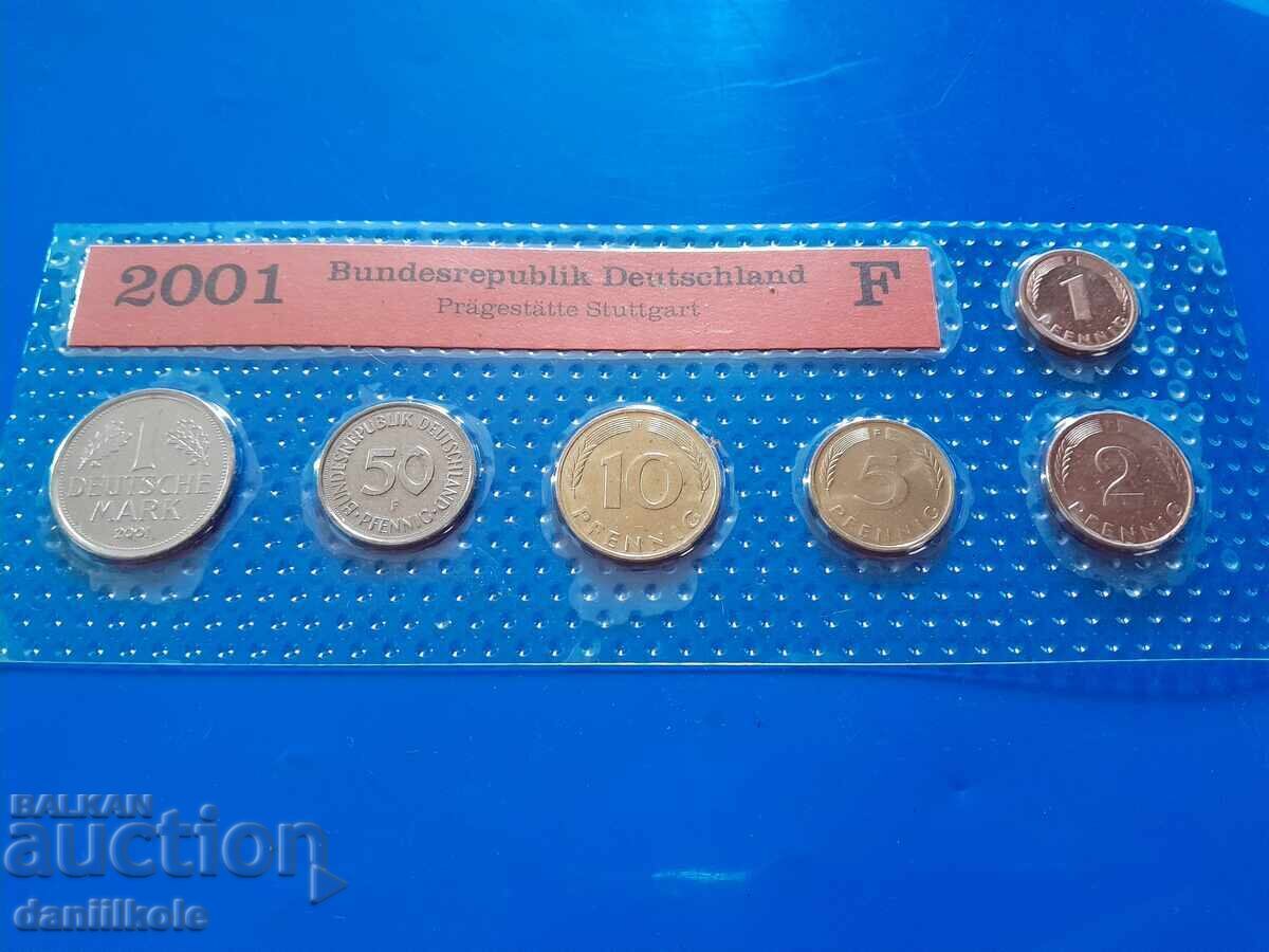 *$*Y*$* GERMANY FRG SET 2001 F - STUTTGART - UNC *$*Y*$* with price 25.23 BGN | € 12.90 *$*Y*$* GERMANY FRG SET 2001 F - STUTTGART - UNC *$*Y*$* with price 25.23 BGN | € 12.90